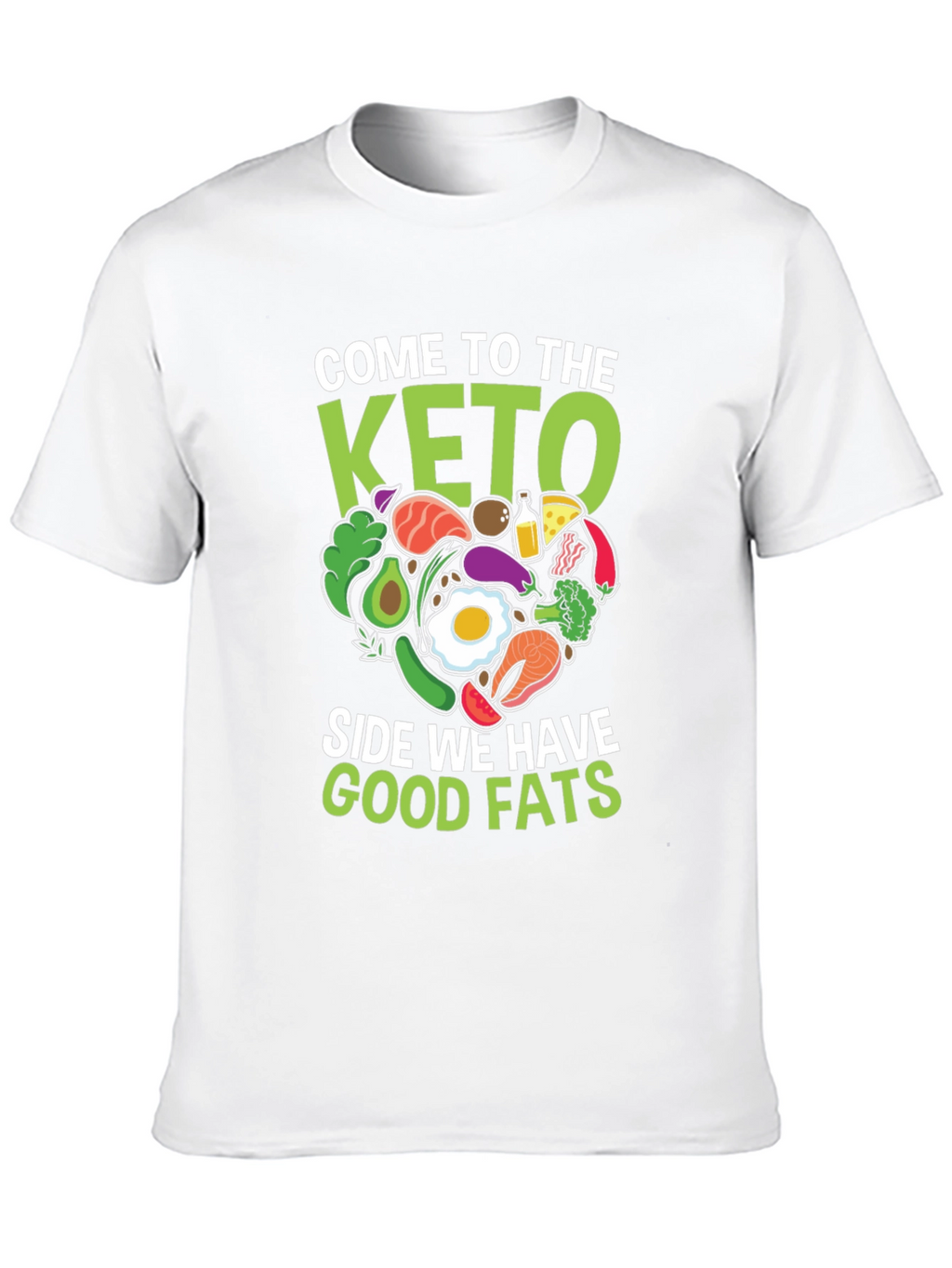 Keto Diet T-Shirt - Good Fats Design