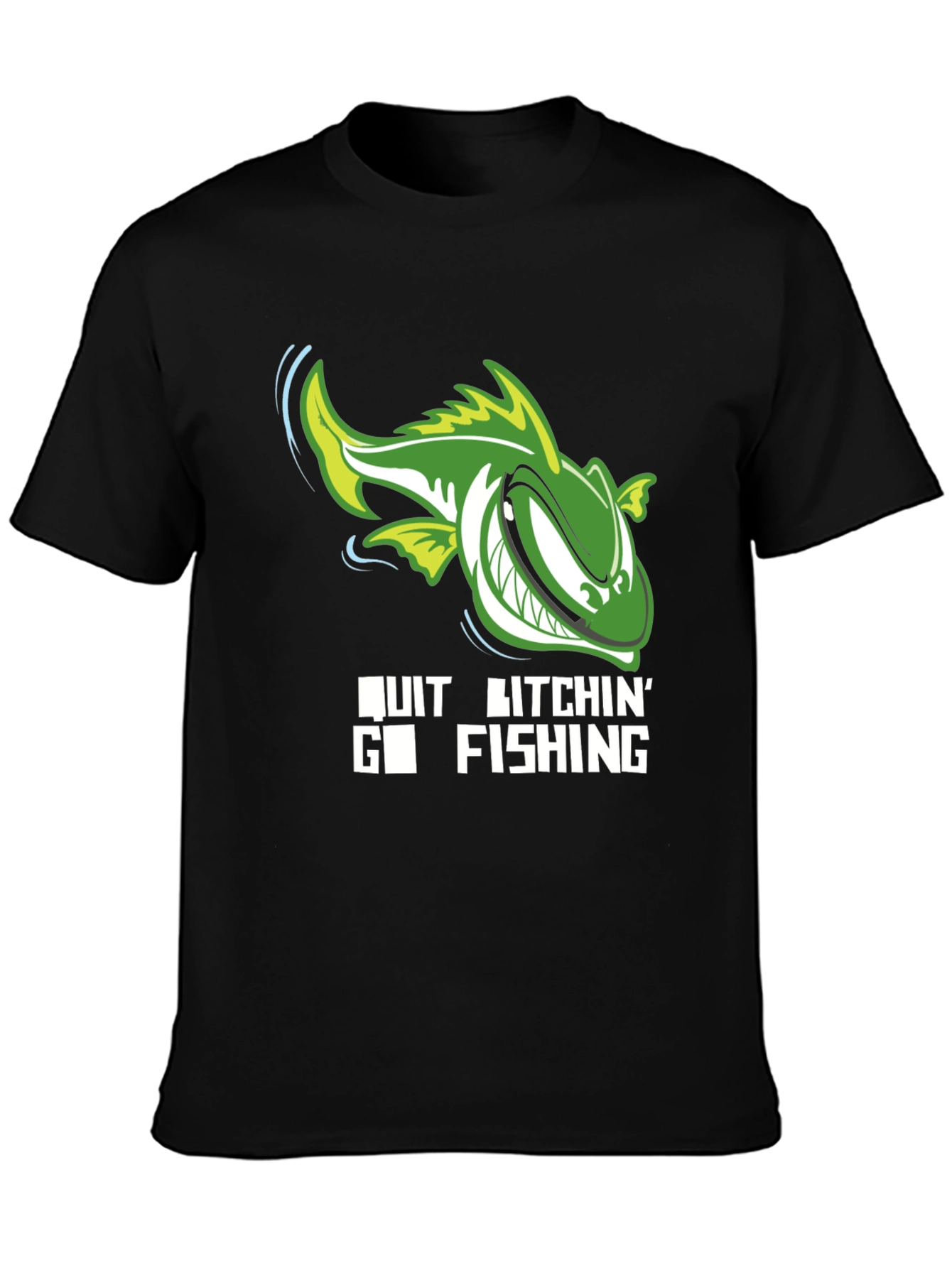 Funny Fishing T-Shirt - Quit Bitchin Go Fishing!