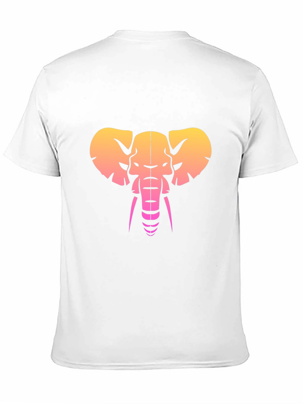 Retro Elephant Graphic Tee - Black