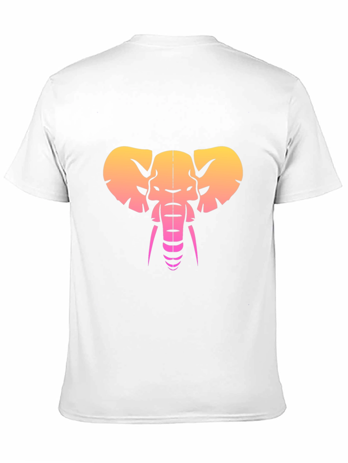 Retro Elephant Graphic Tee - Black