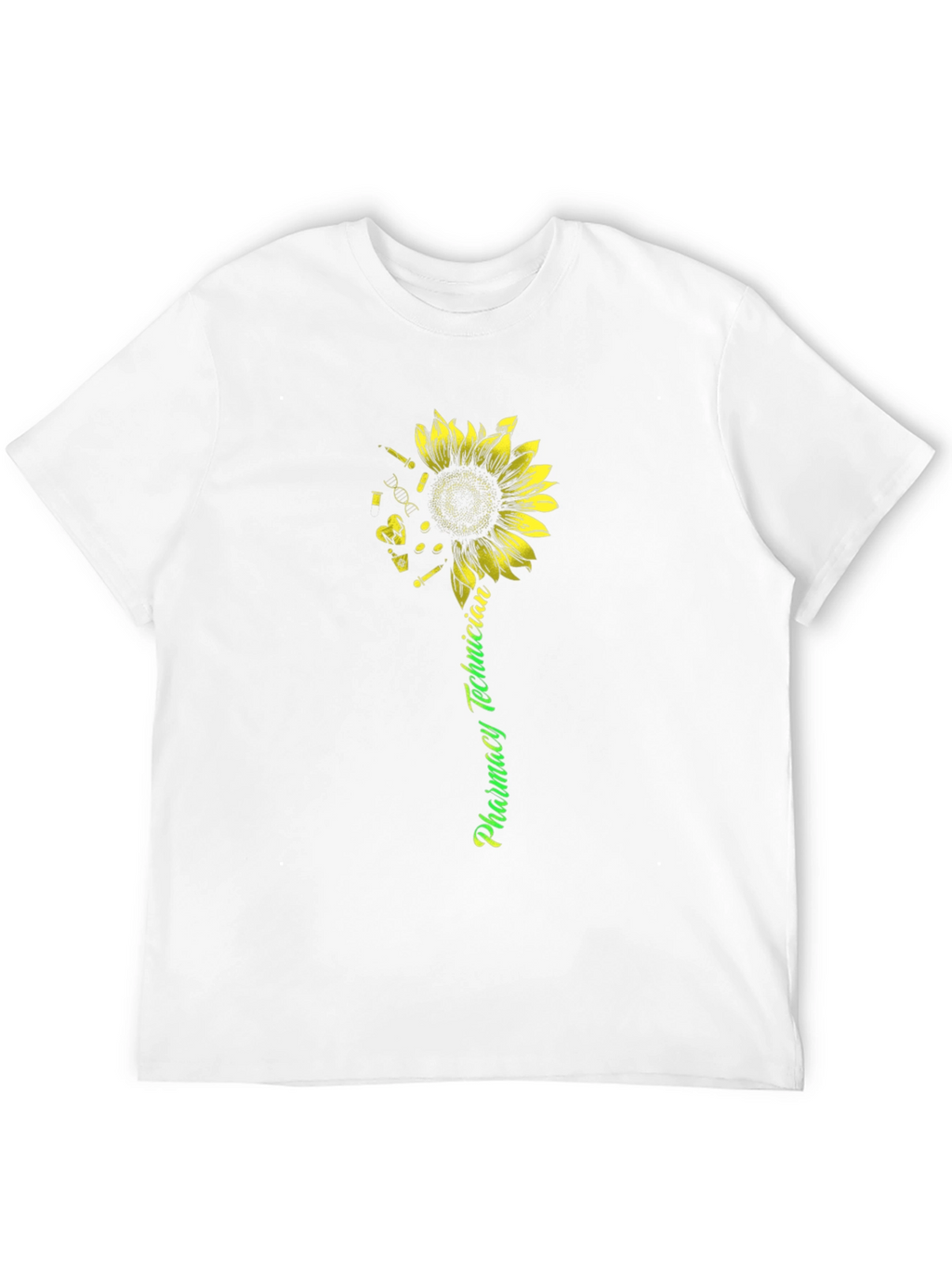 Pharmacy Technician Sunflower Graphic Tee