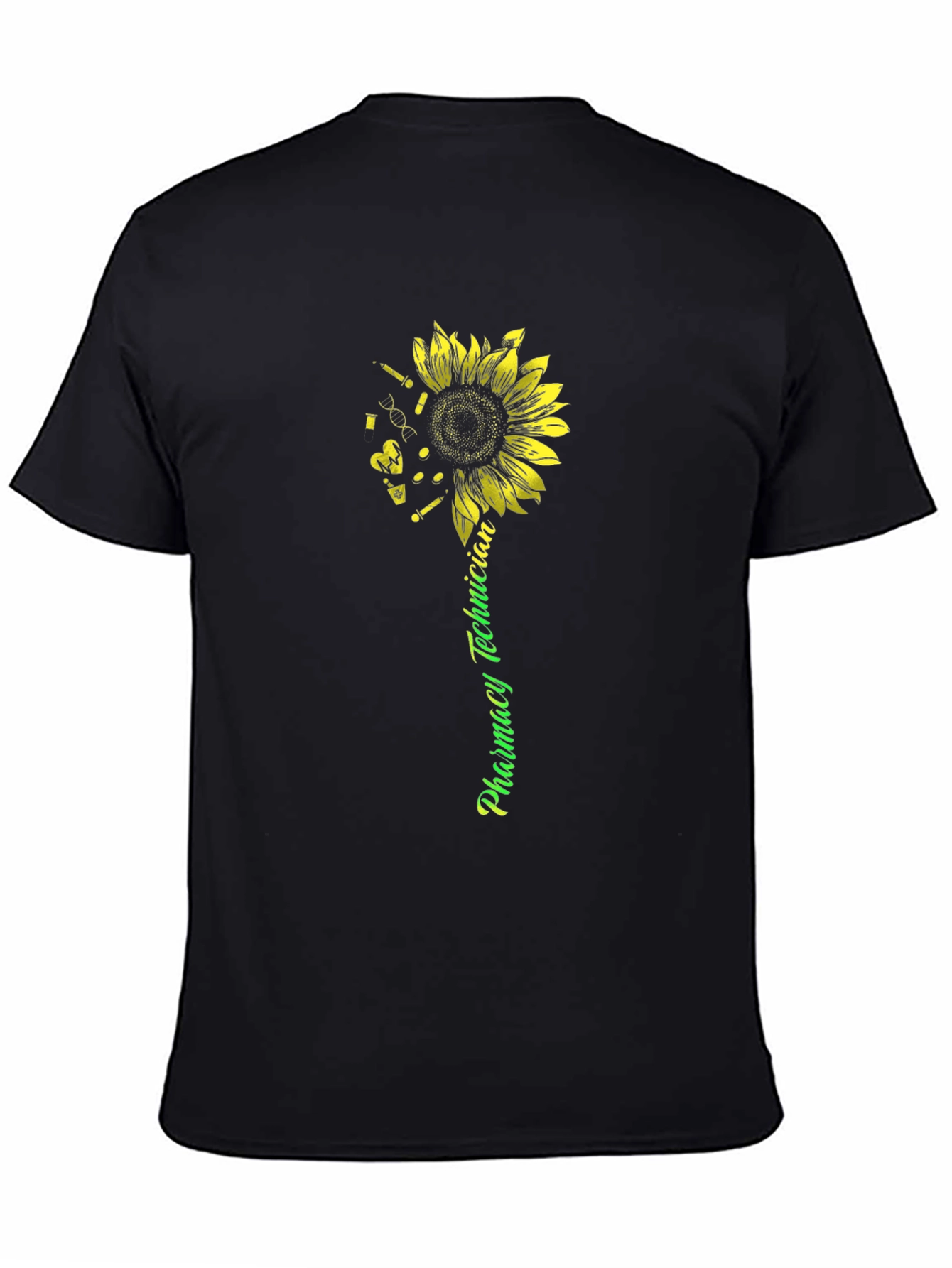 Pharmacy Technician Sunflower Graphic Tee