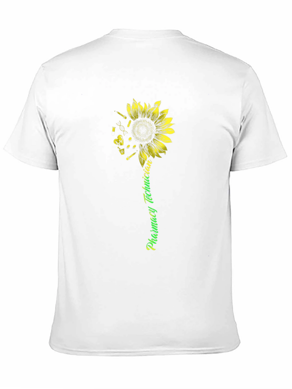 Pharmacy Technician Sunflower Graphic Tee