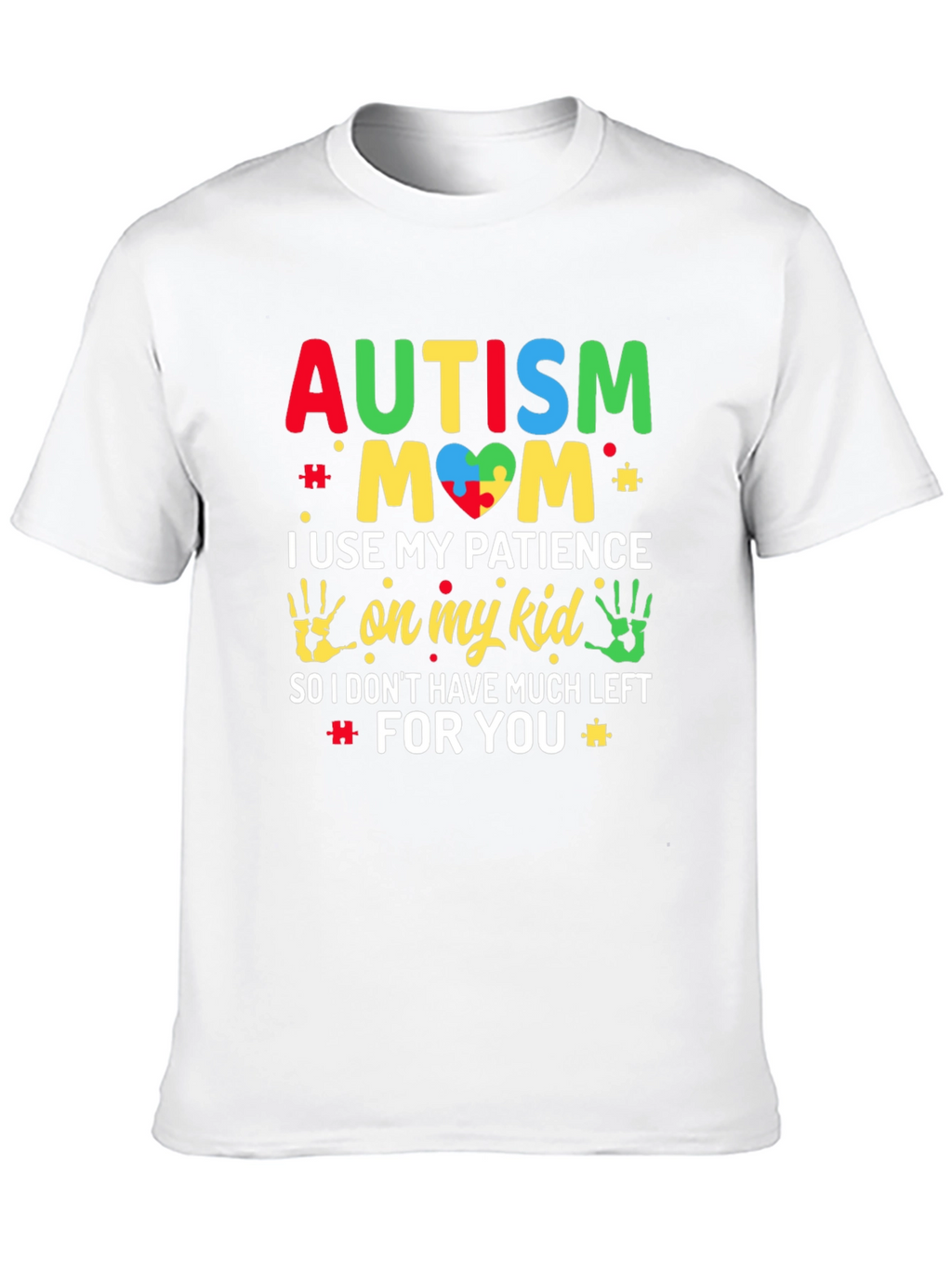 Autism Mom Graphic Tee Support Awareness