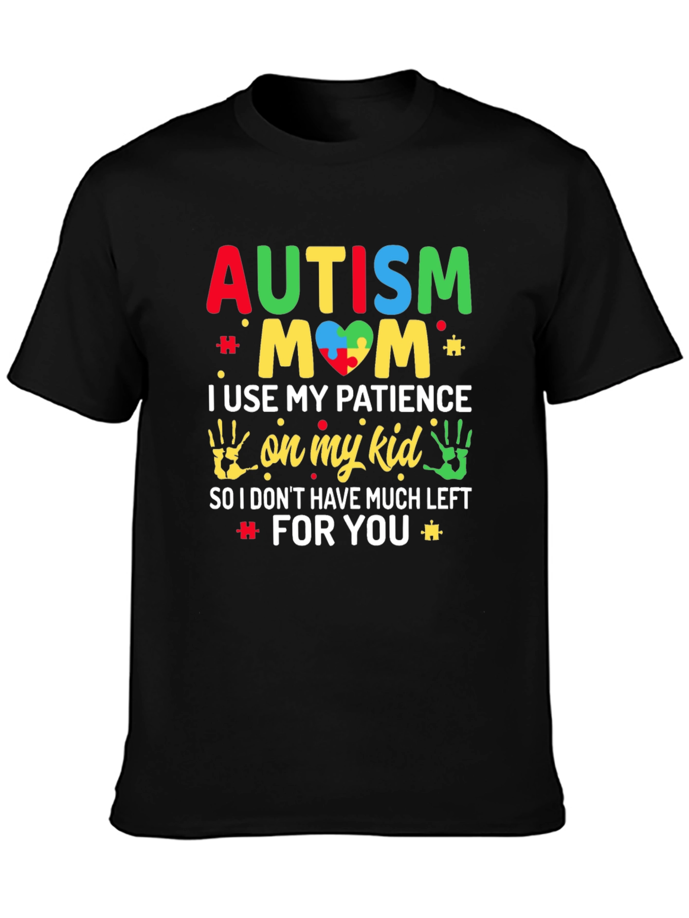 Autism Mom Graphic Tee Support Awareness