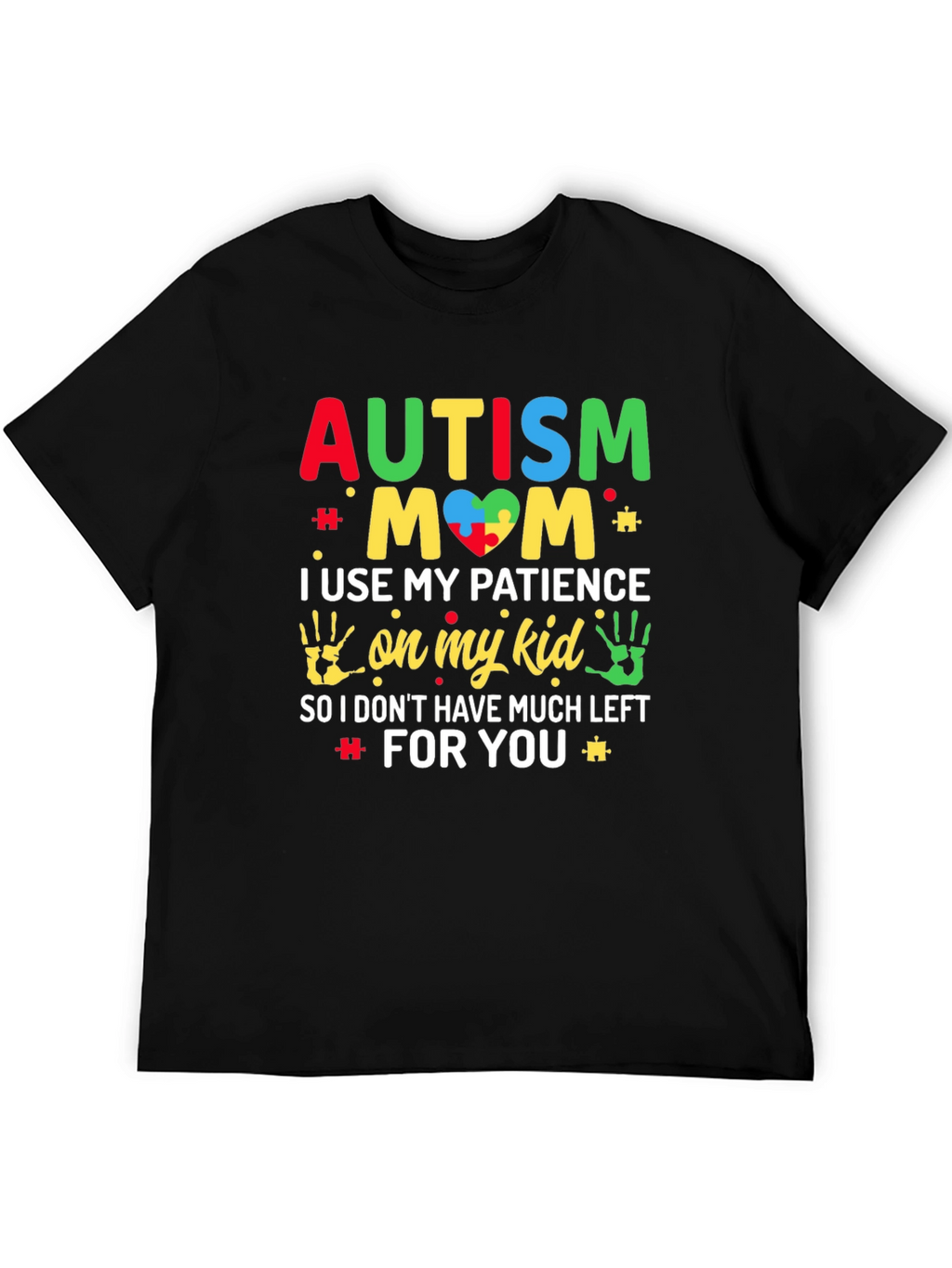 Autism Mom Graphic Tee Support Awareness