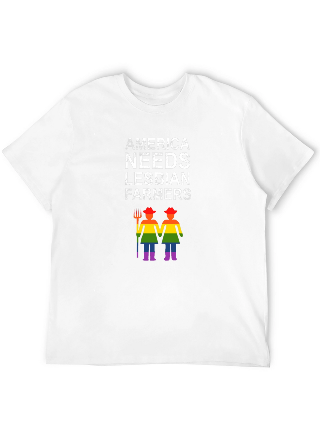 America Needs Lesbian Farmers Graphic Tee