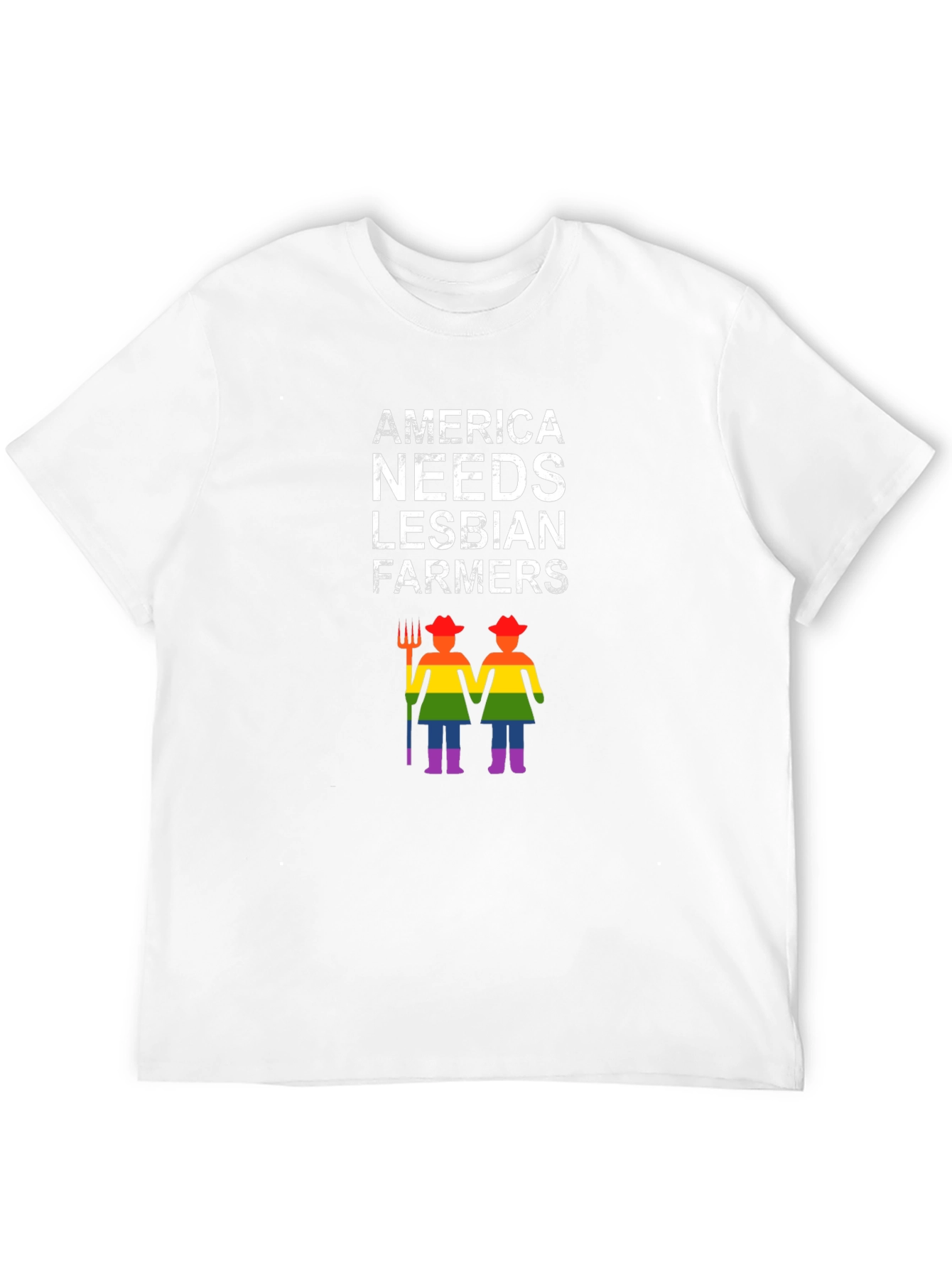 America Needs Lesbian Farmers Graphic Tee