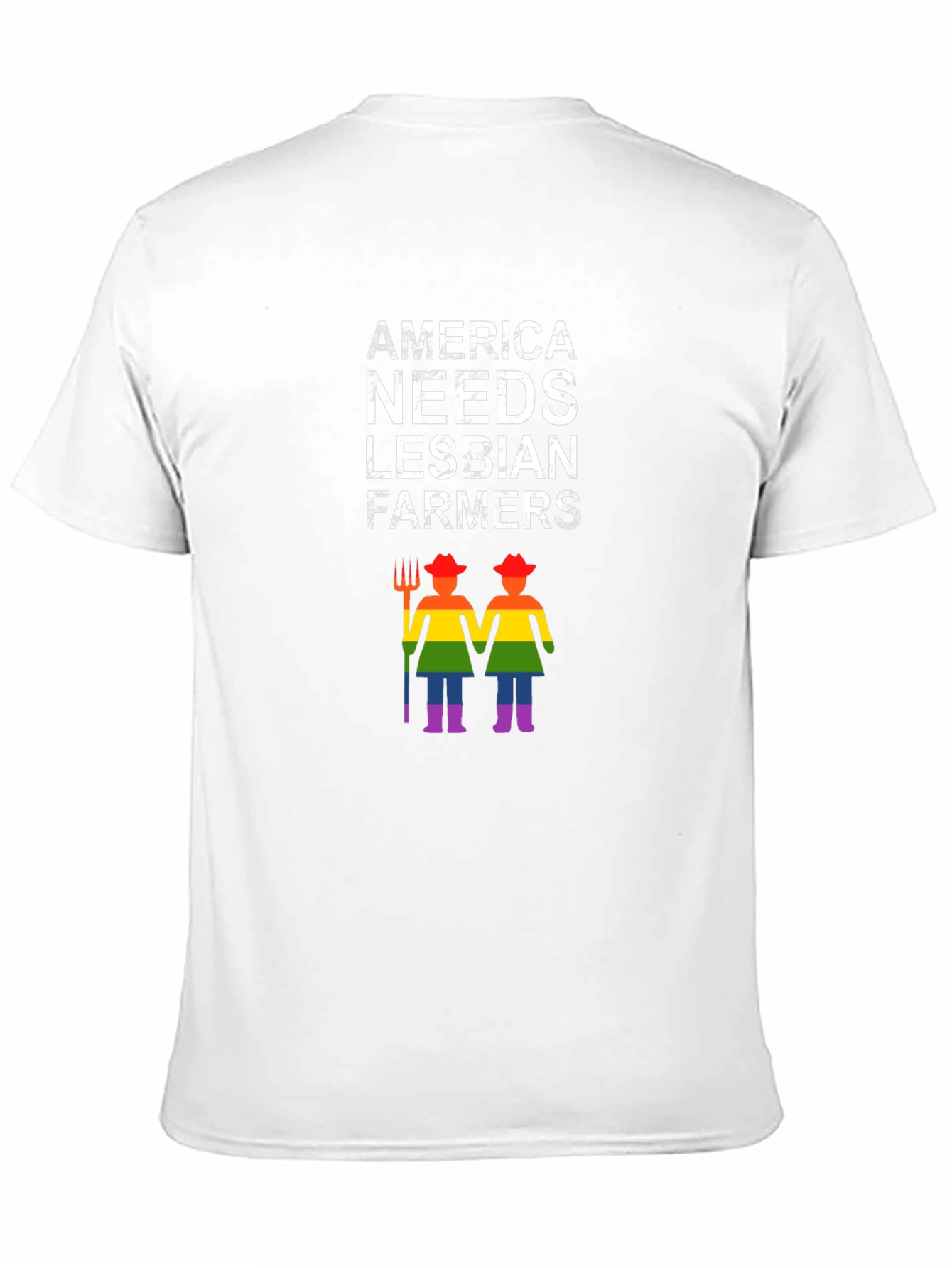 America Needs Lesbian Farmers Graphic Tee