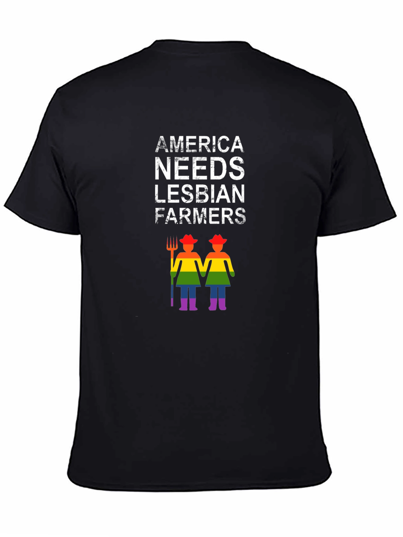 America Needs Lesbian Farmers Graphic Tee