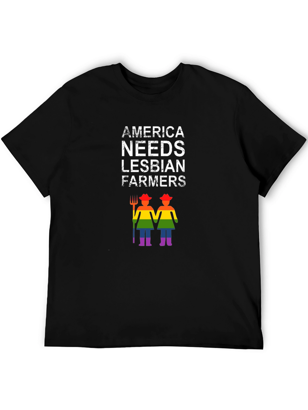 America Needs Lesbian Farmers Graphic Tee