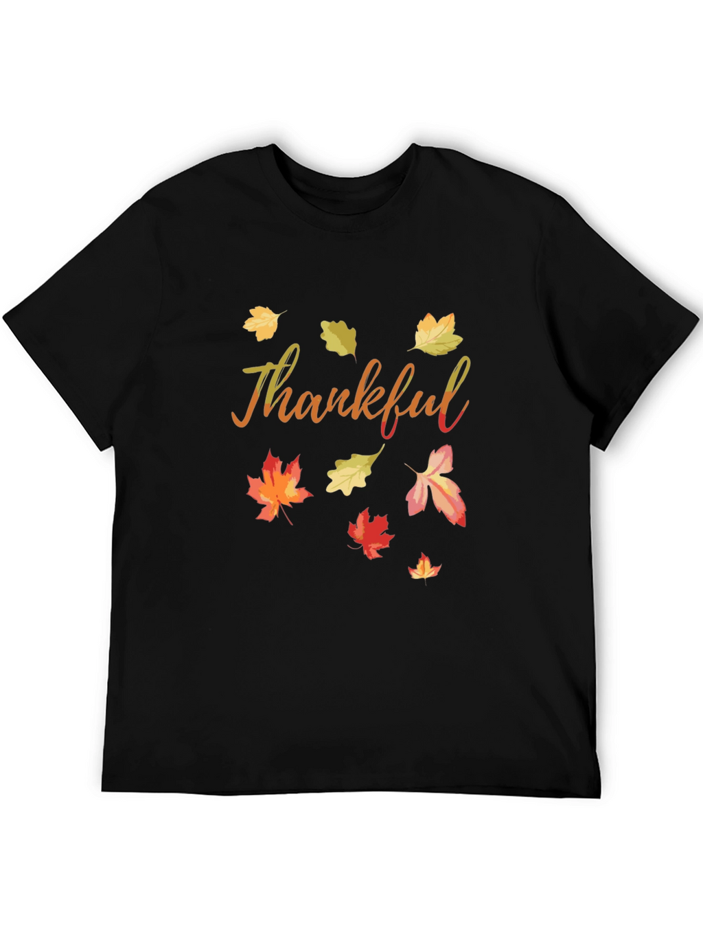 Thankful Fall Leaves T-Shirt - Autumn Thanksgiving