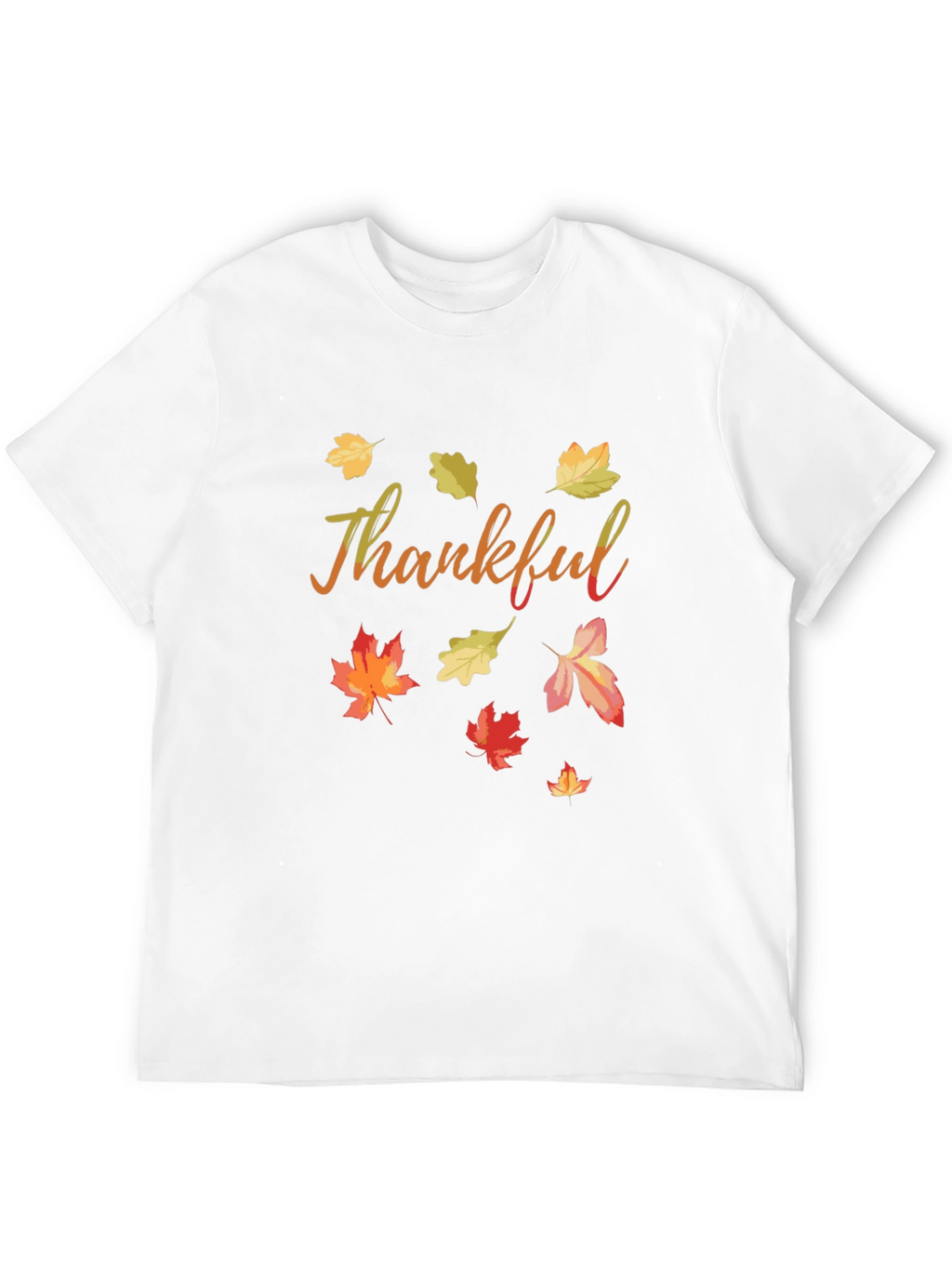 Thankful Fall Leaves T-Shirt - Autumn Thanksgiving
