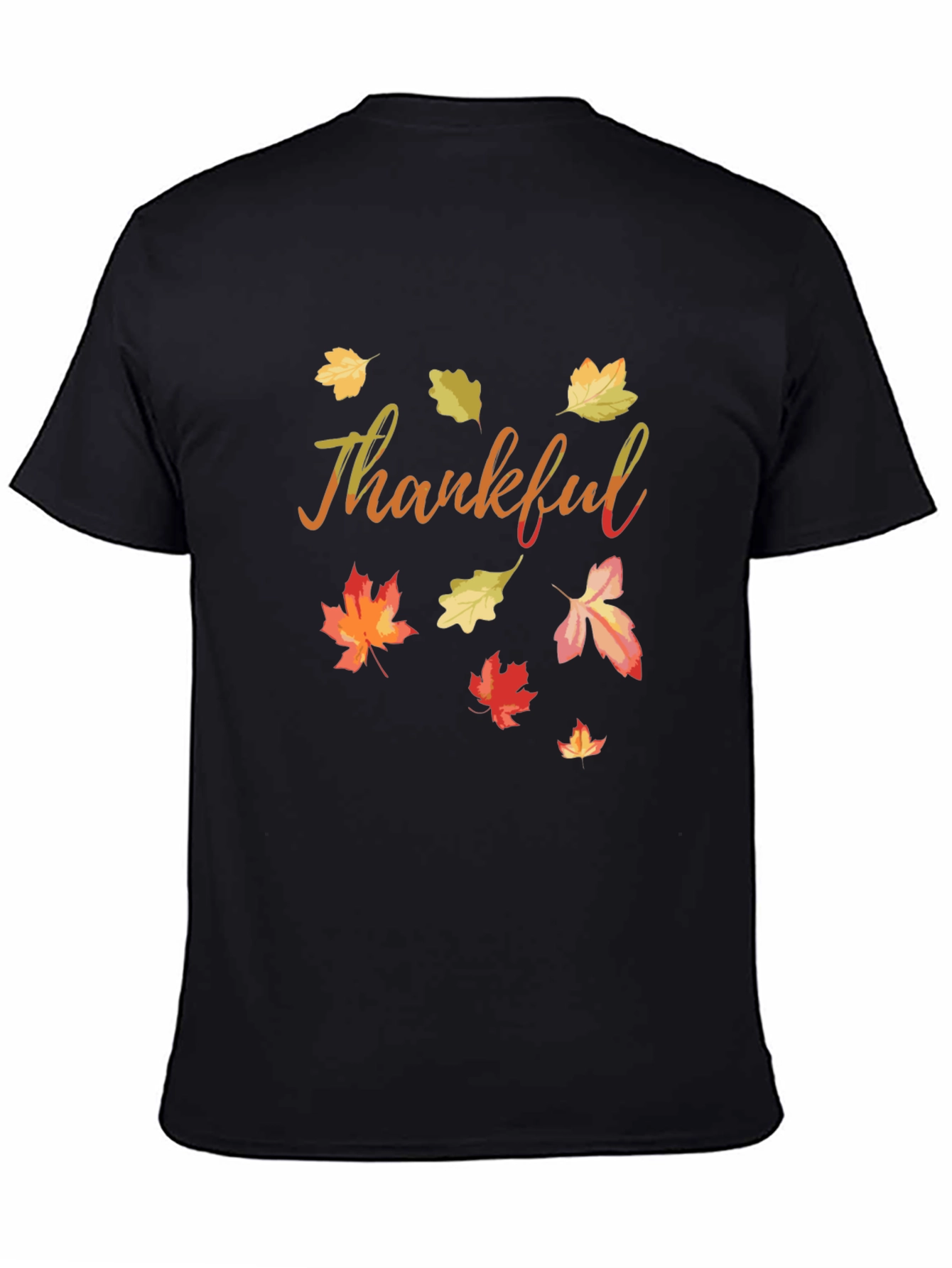 Thankful Fall Leaves T-Shirt - Autumn Thanksgiving