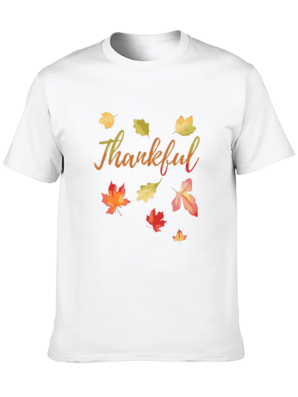 Thankful Fall Leaves T-Shirt - Autumn Thanksgiving