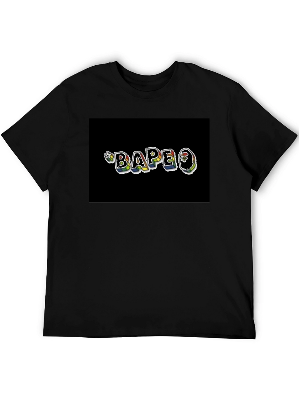 BAPE Logo Black Tee