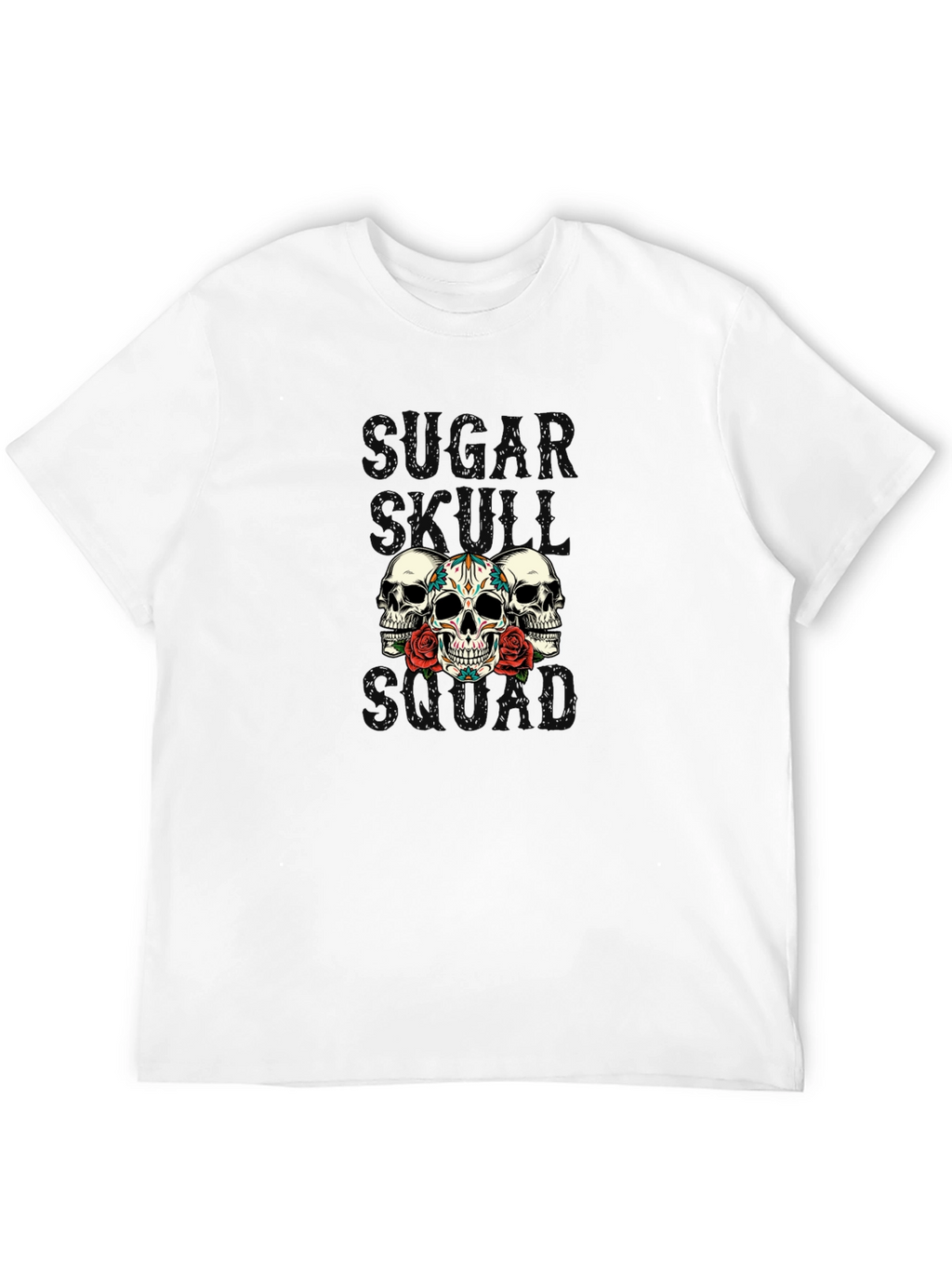 Sugar Skull Squad Black T-Shirt