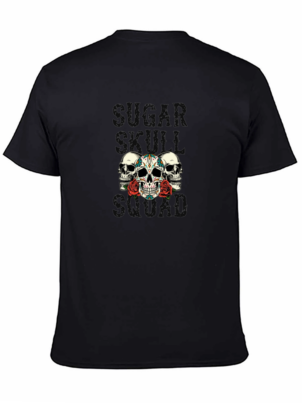 Sugar Skull Squad Black T-Shirt
