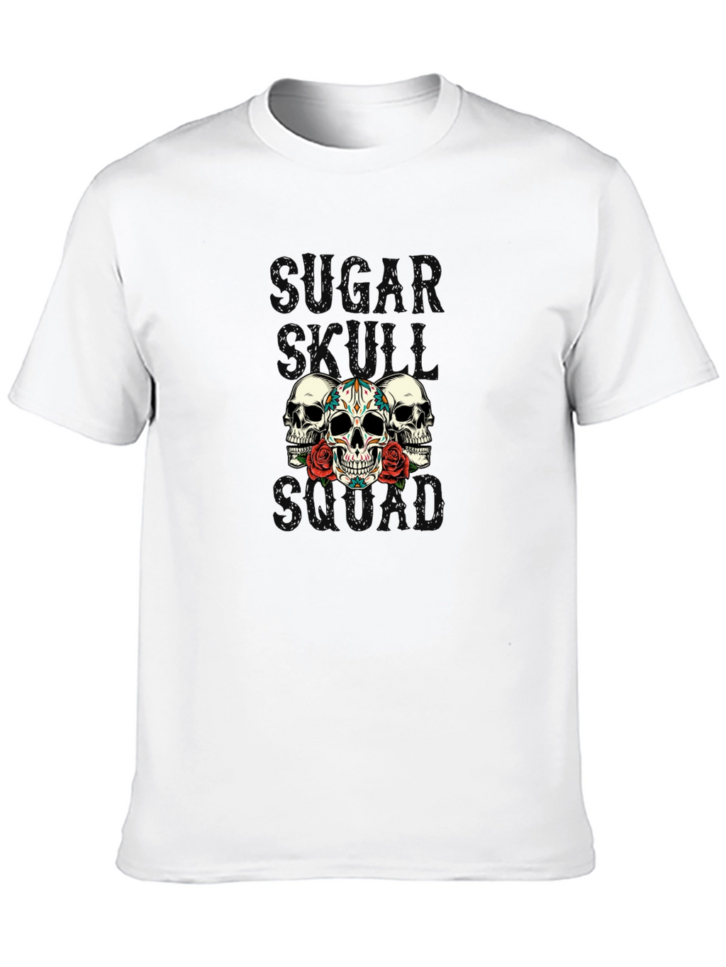 Sugar Skull Squad Black T-Shirt