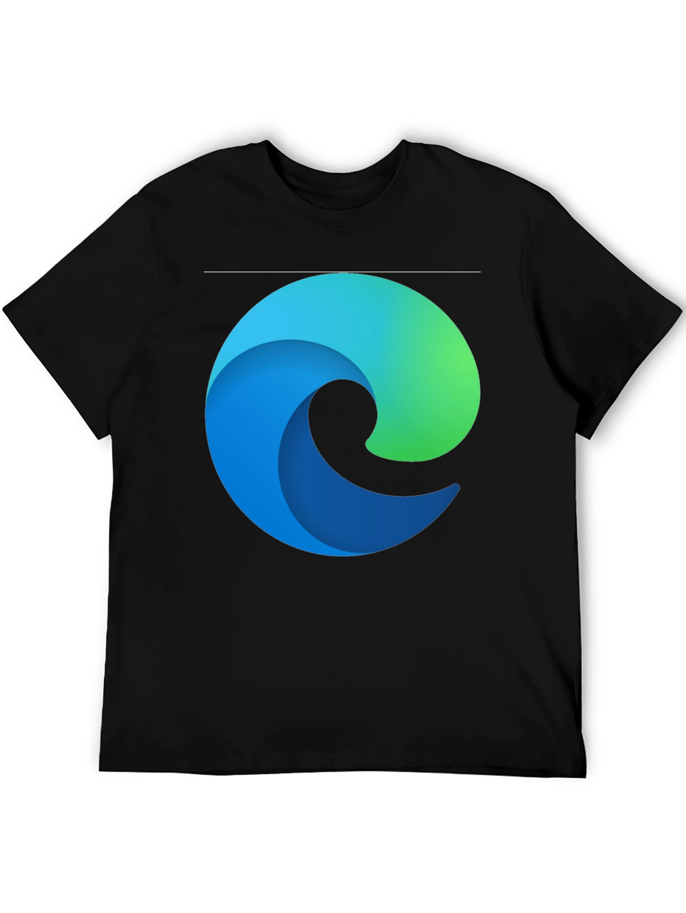 Edge Logo Black T-Shirt