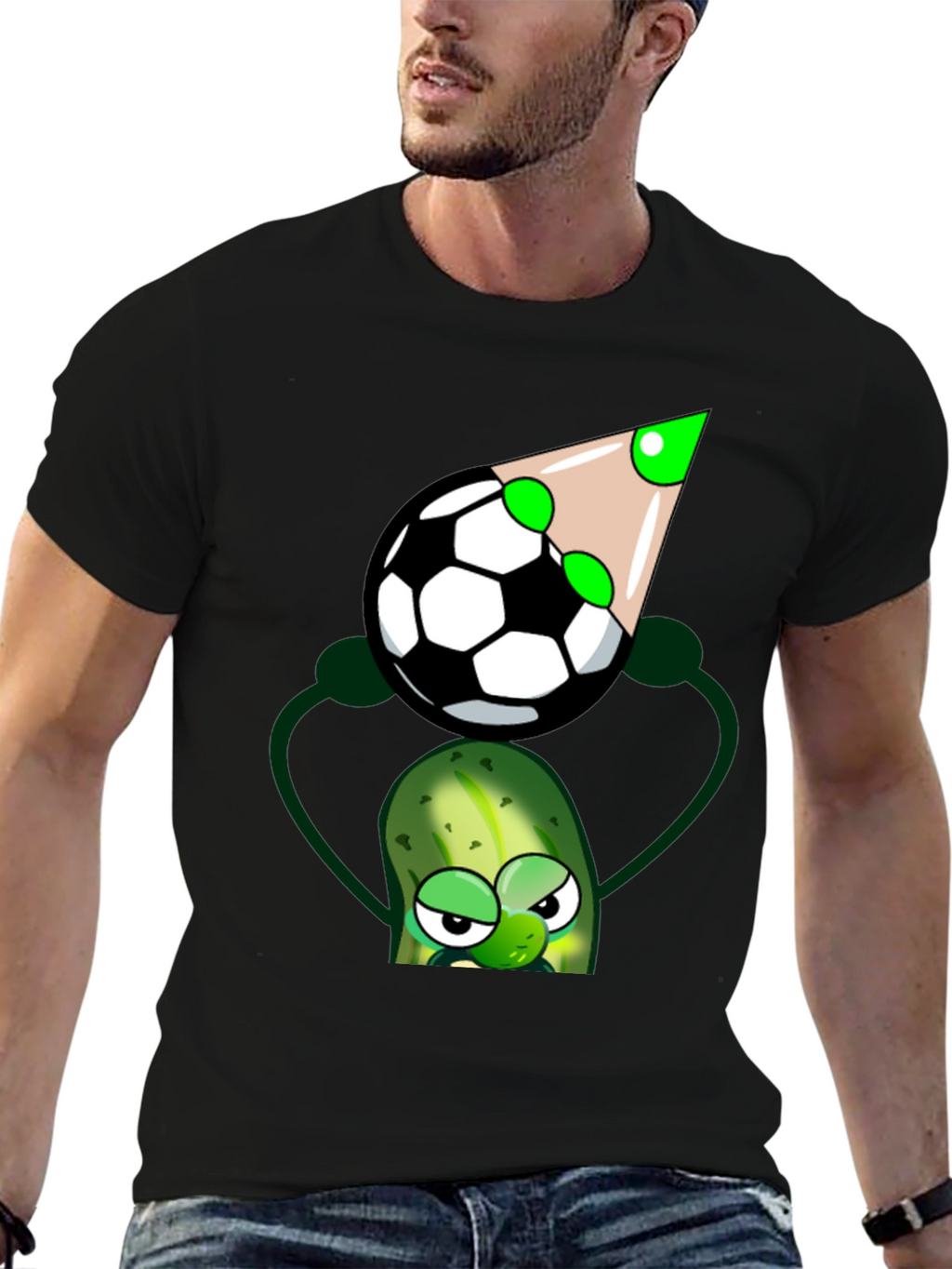 Pickle Rick Soccer T-Shirt