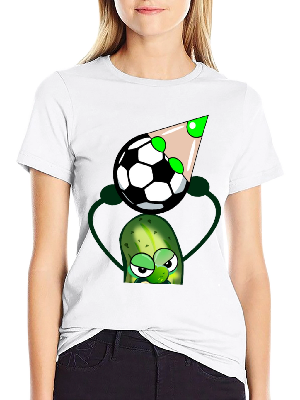 Pickle Rick Soccer T-Shirt