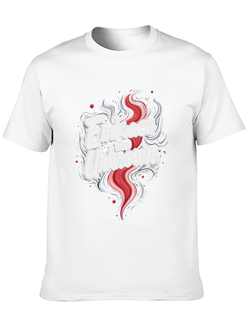 Embrace the Unknown Graphic Tee - Soft Black T-Shirt