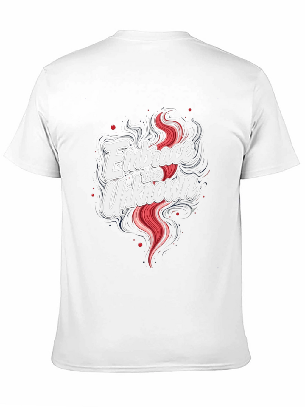 Embrace the Unknown Graphic Tee - Soft Black T-Shirt