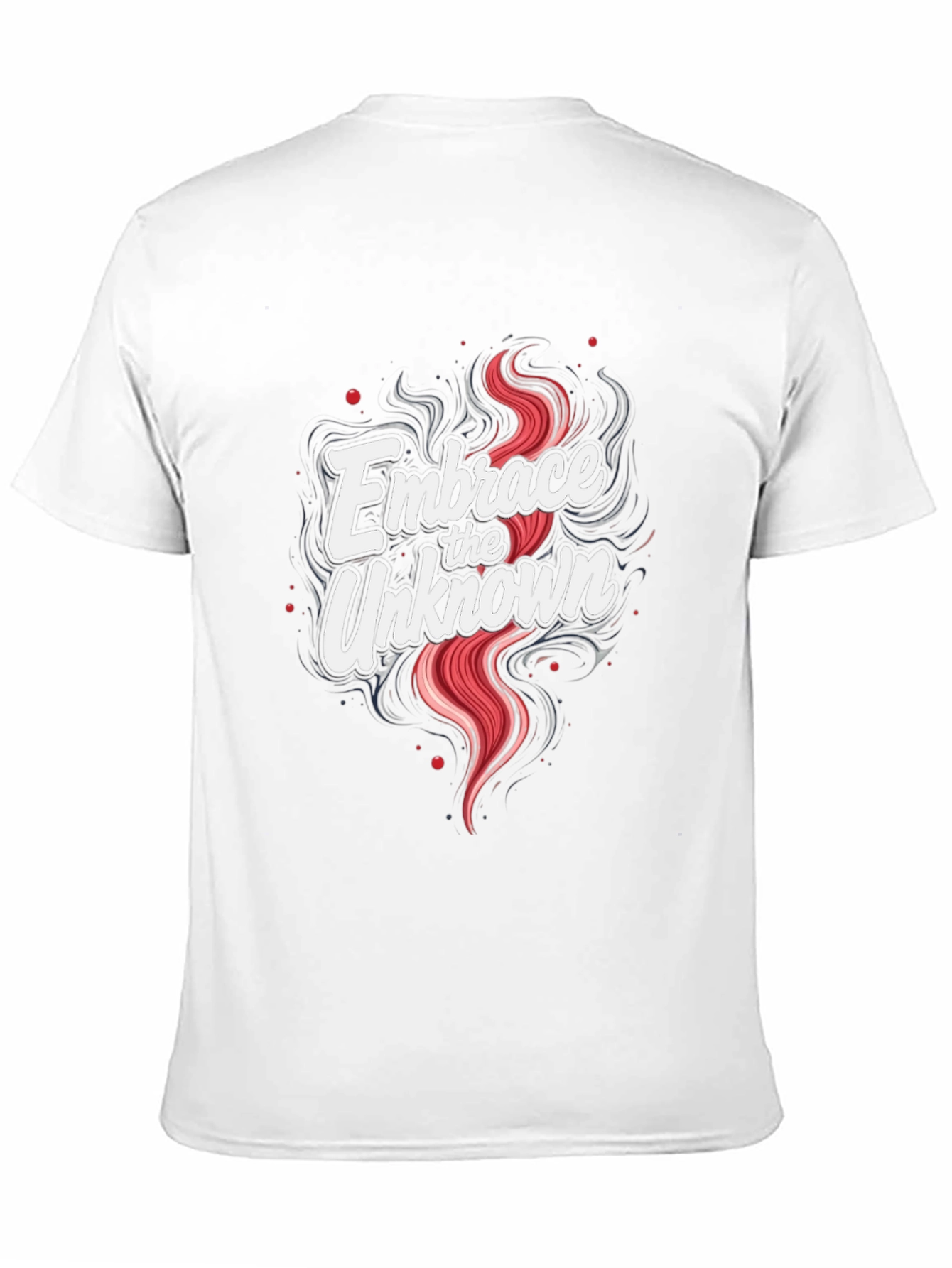 Embrace the Unknown Graphic Tee - Soft Black T-Shirt