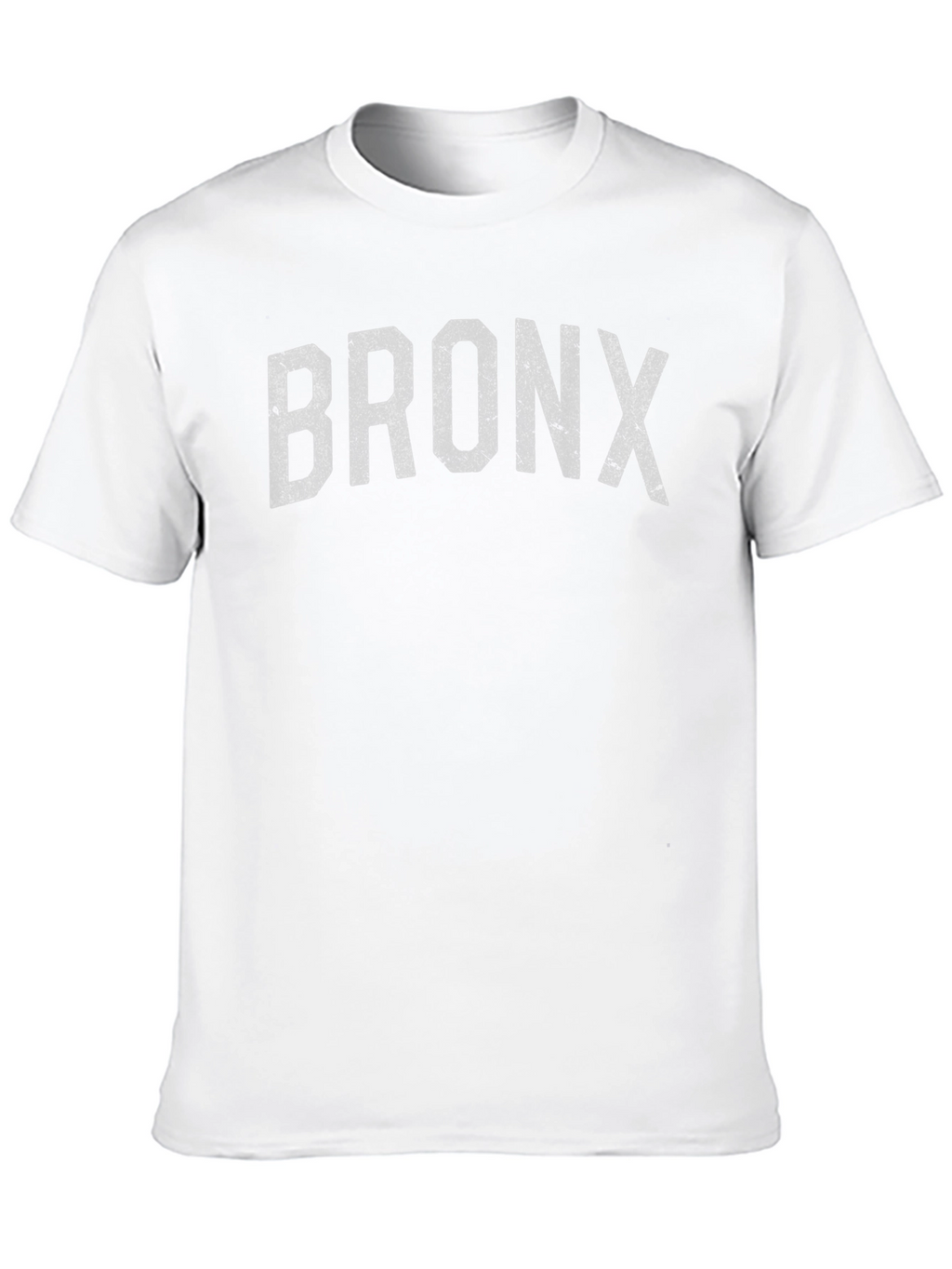 Bronx Distressed Graphic T-Shirt - Black
