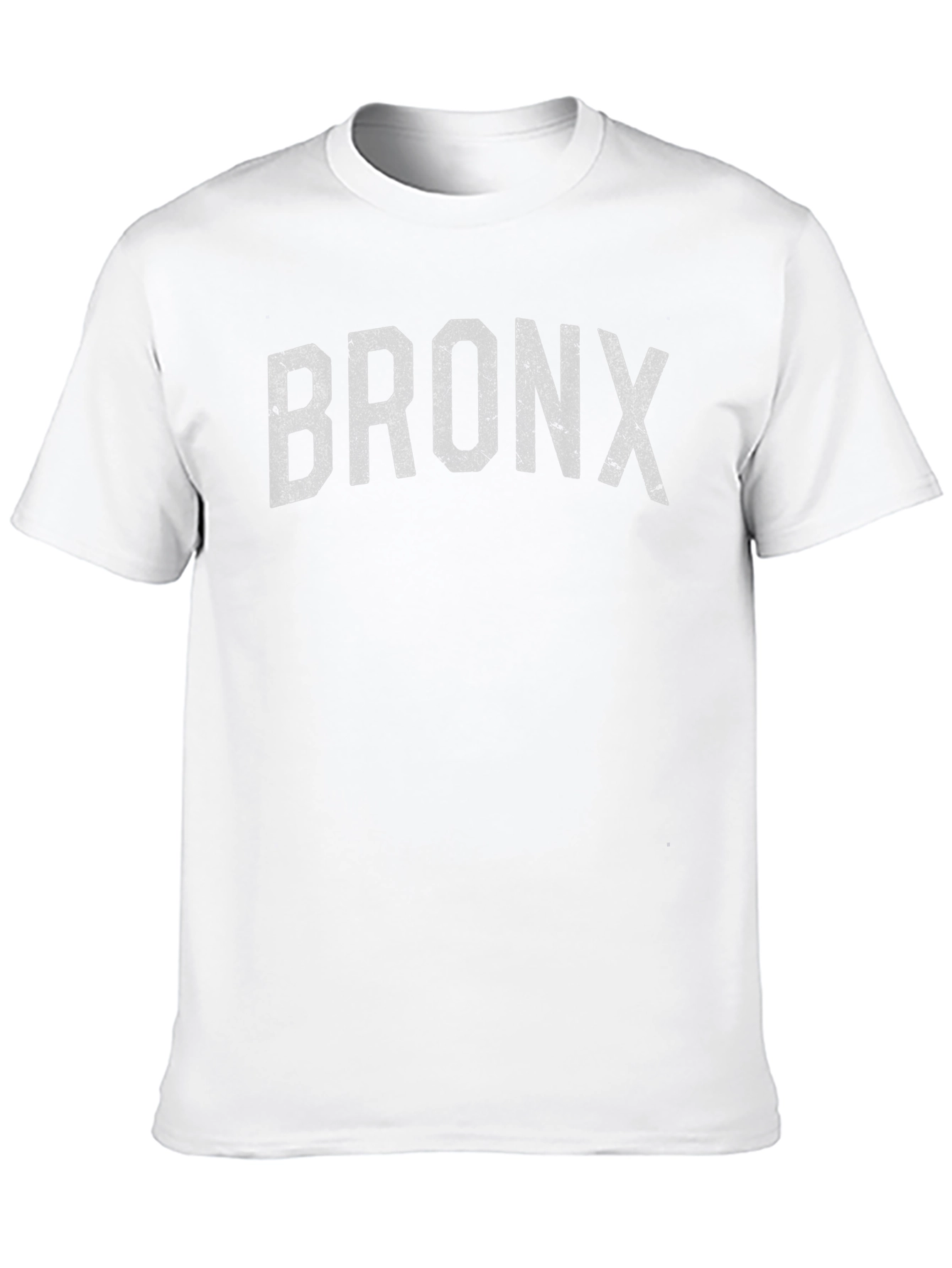 Bronx Distressed Graphic T-Shirt - Black