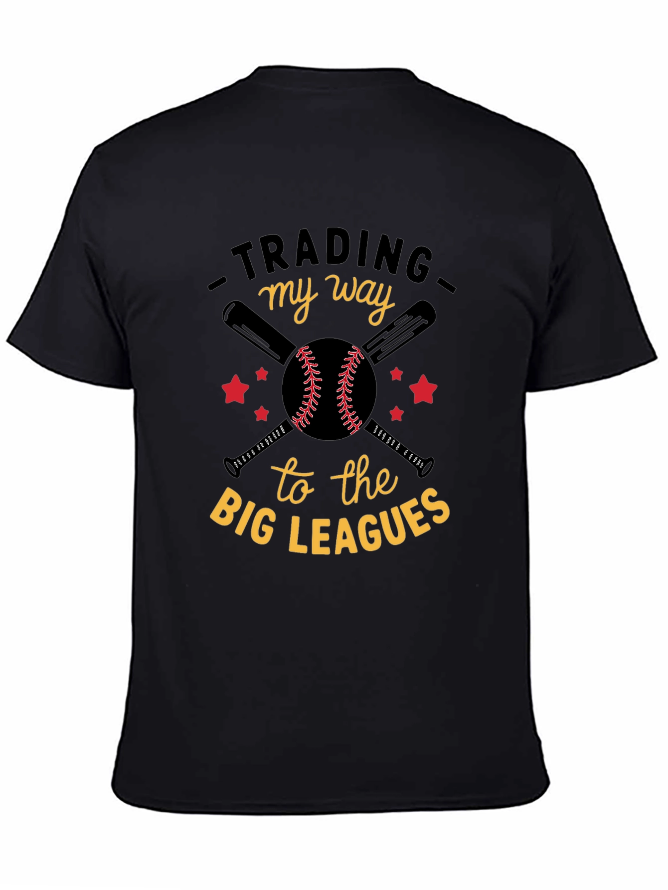 Trading My Way Baseball Graphic T-Shirt