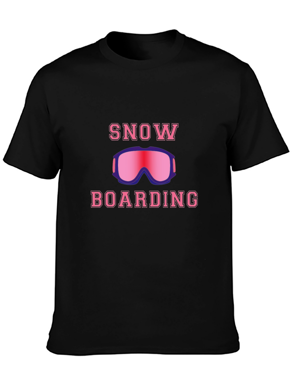 Snowboarding Graphic T-Shirt - Ride the Powder!