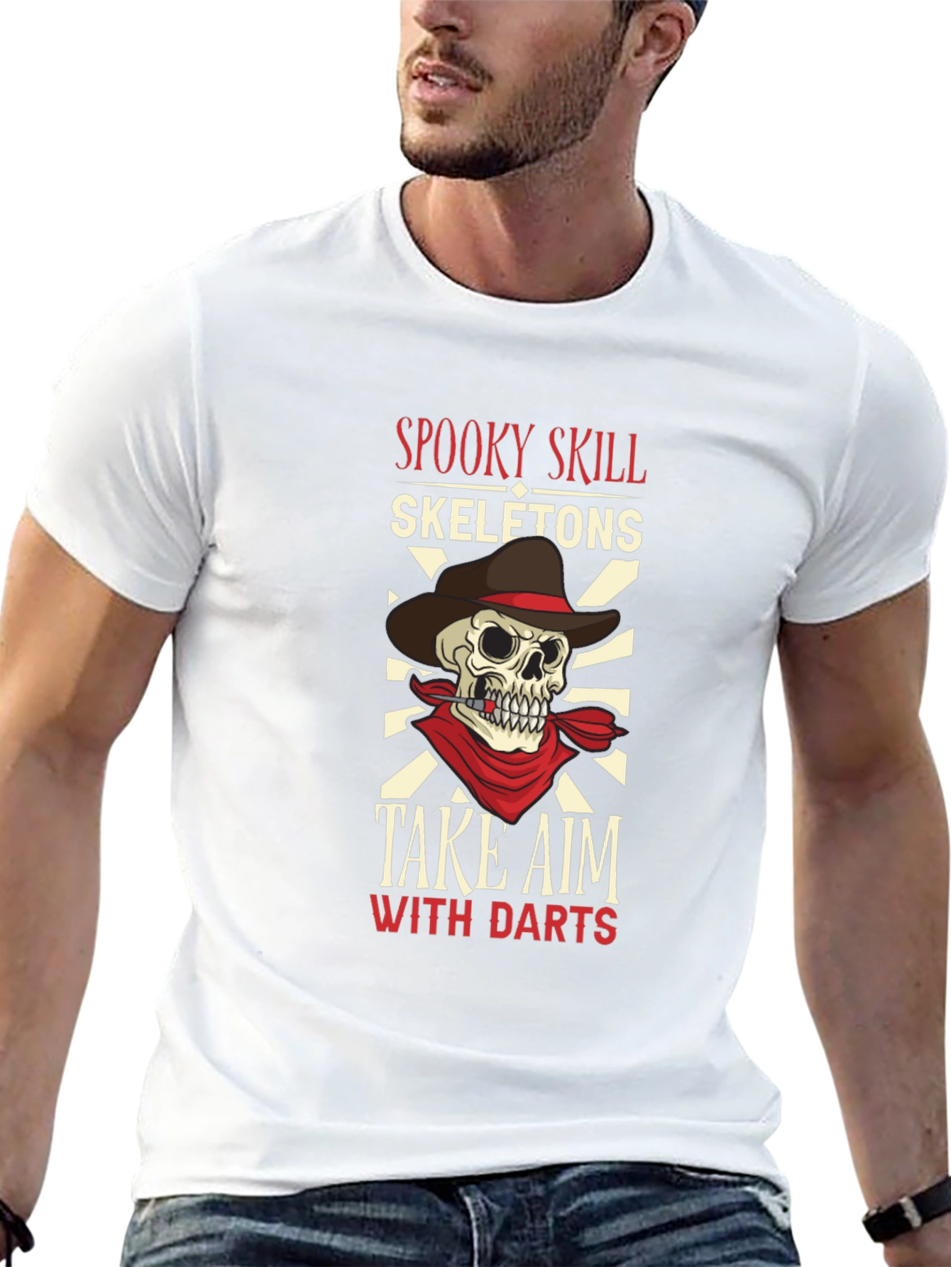 Spooky Skill Skeletons Graphic T-Shirt