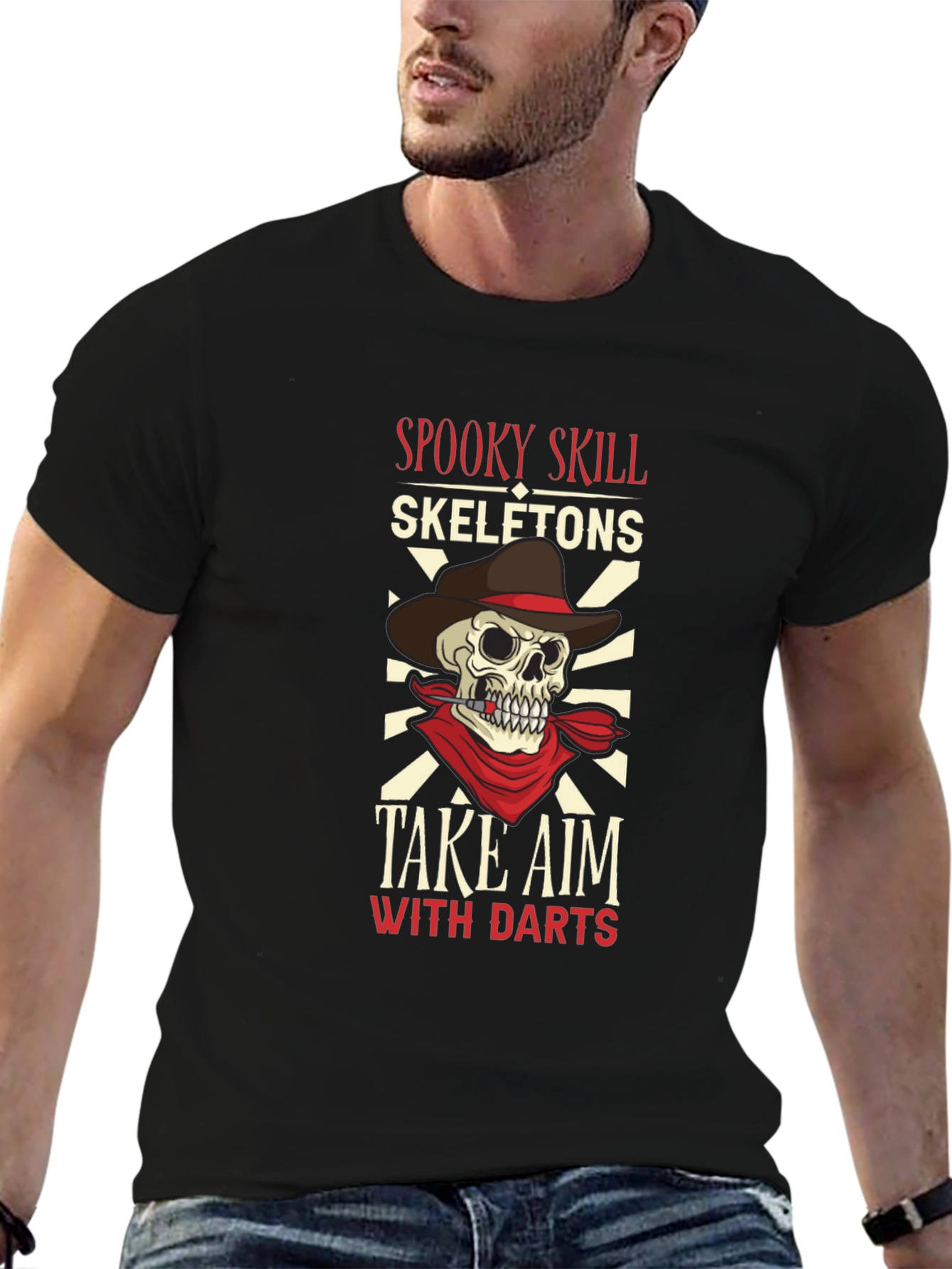 Spooky Skill Skeletons Graphic T-Shirt