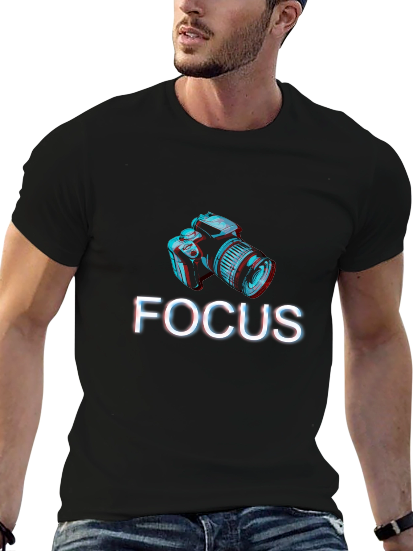 Focus Camera Graphic Tee - Photographer T-Shirt