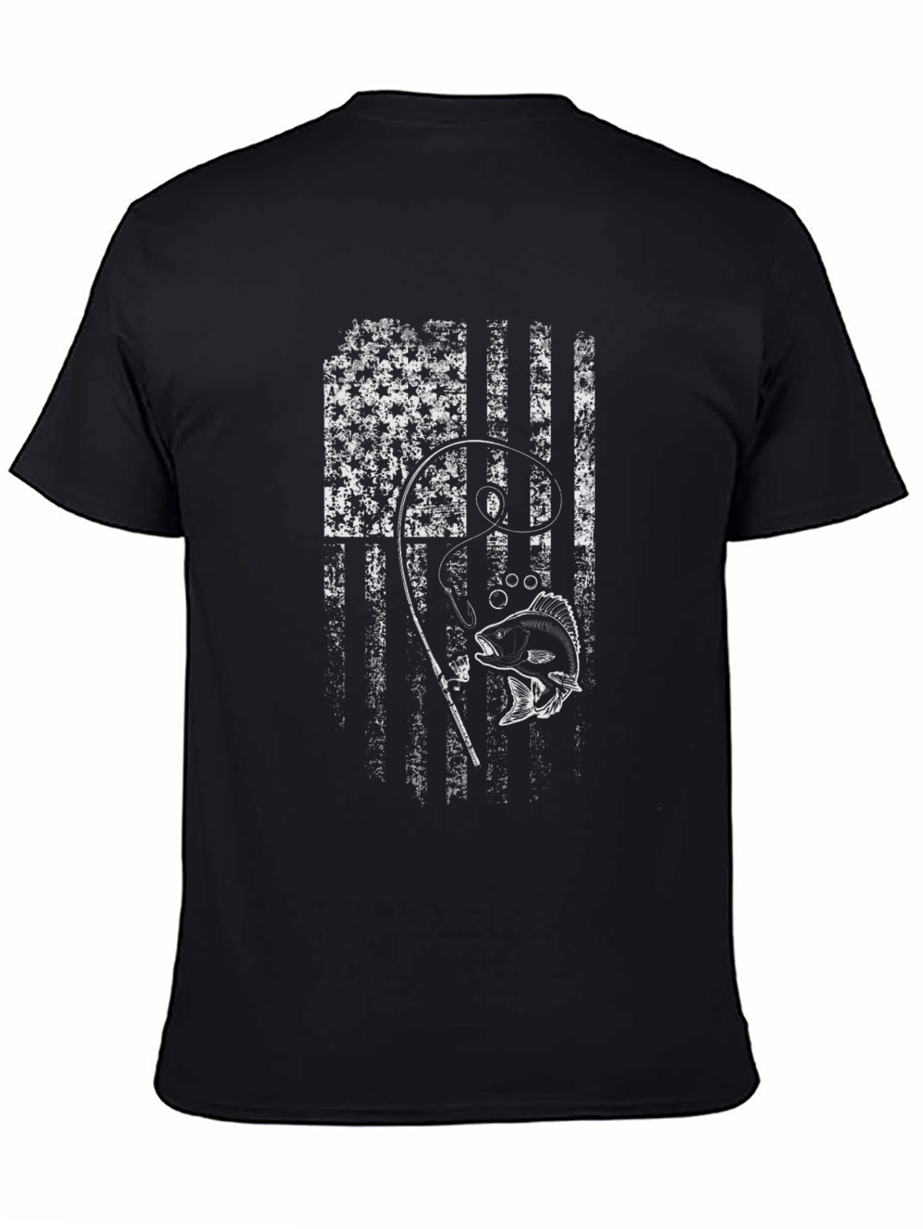Fishing USA Flag T-Shirt