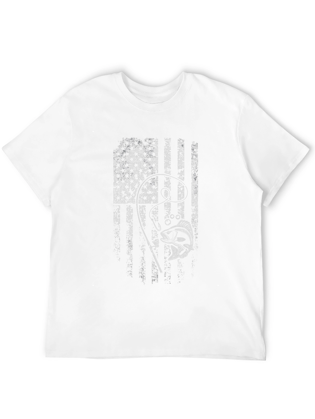 Fishing USA Flag T-Shirt