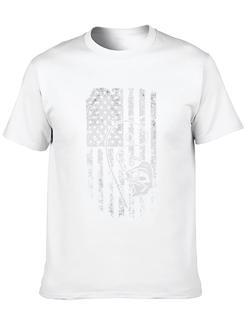 Fishing USA Flag T-Shirt