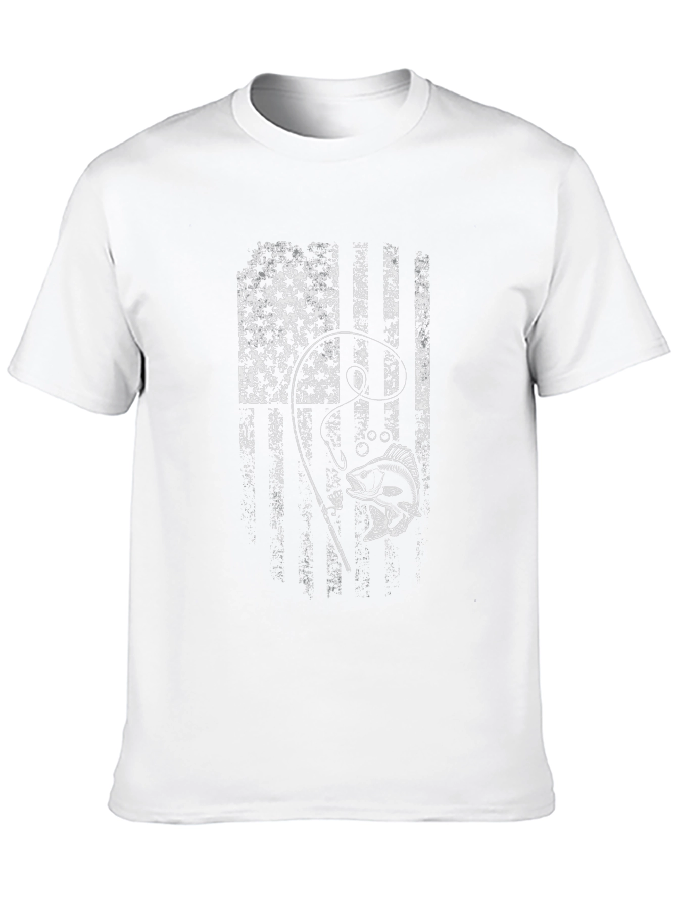 Fishing USA Flag T-Shirt