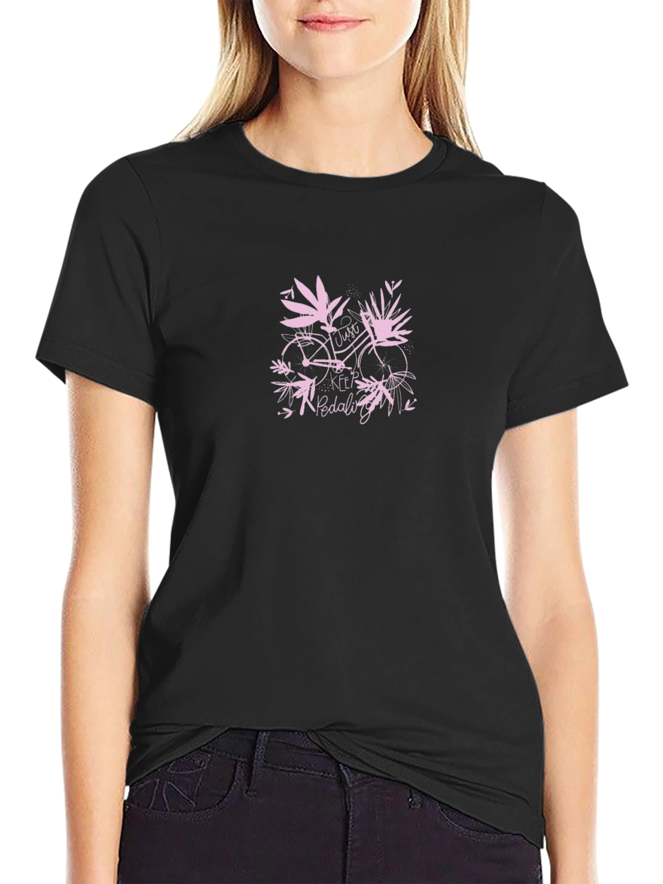 Just Keep Pedaling T-Shirt