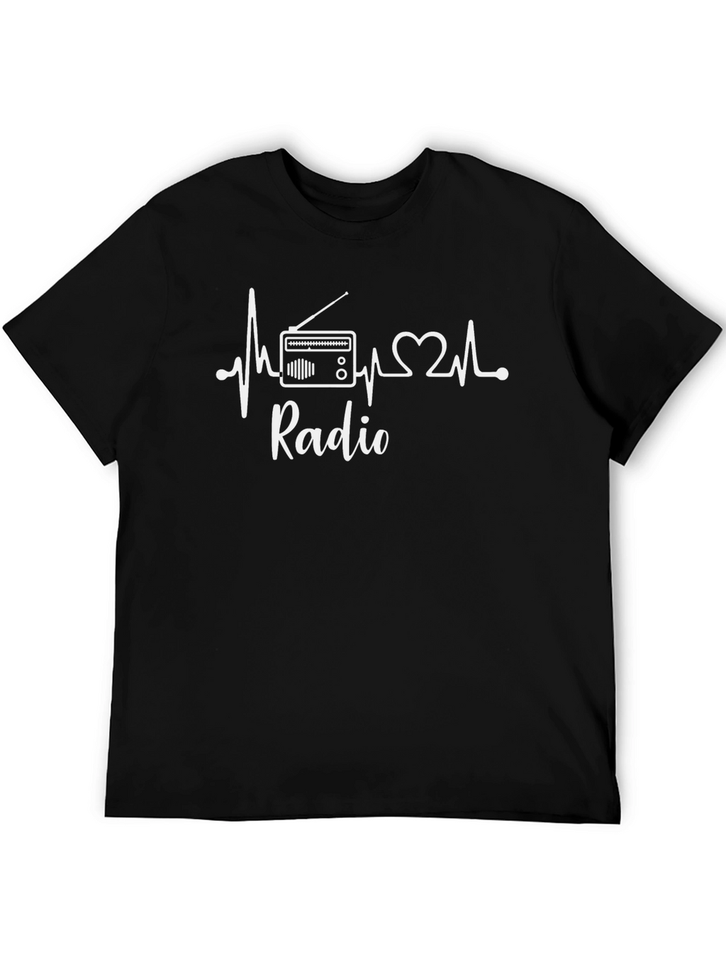 Radio Heartbeat T-Shirt - Music Lover Tee
