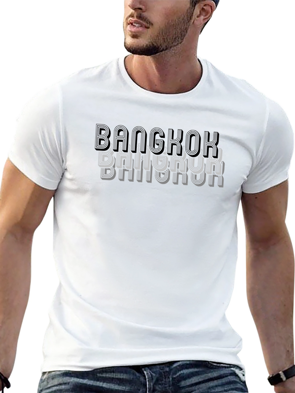 Bangkok T-Shirt - Graphic Print Casual Style
