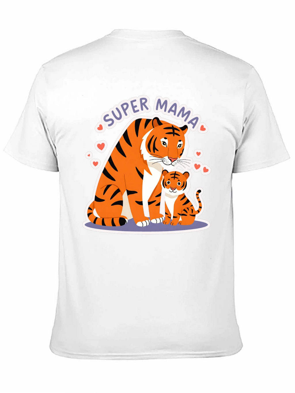 Super Mama Tiger Graphic T-Shirt