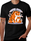 Super Mama Tiger Graphic T-Shirt