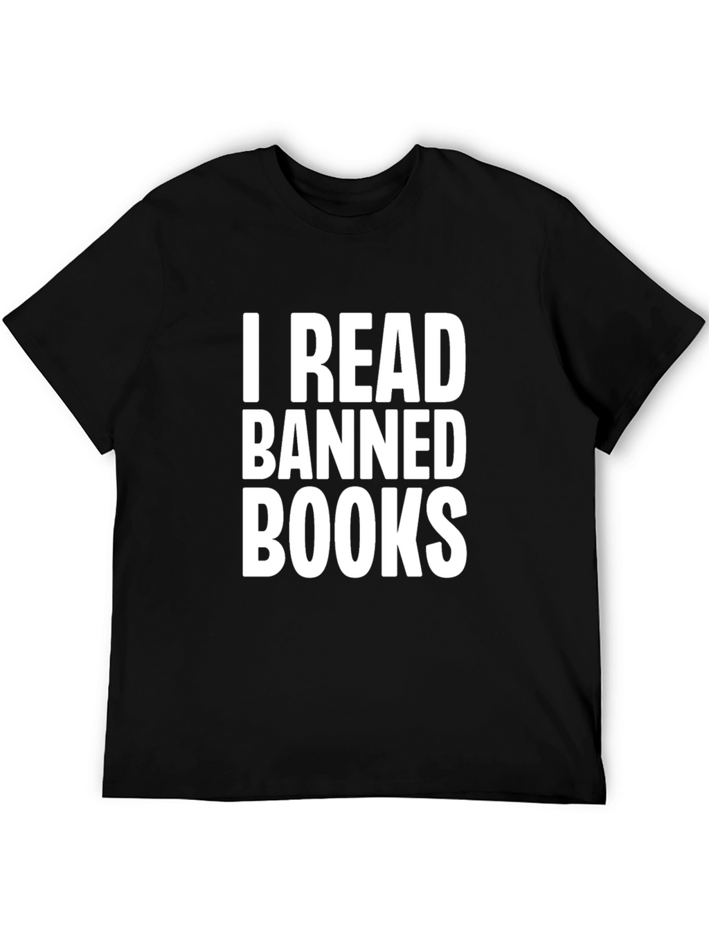 I Read Banned Books Black T-Shirt