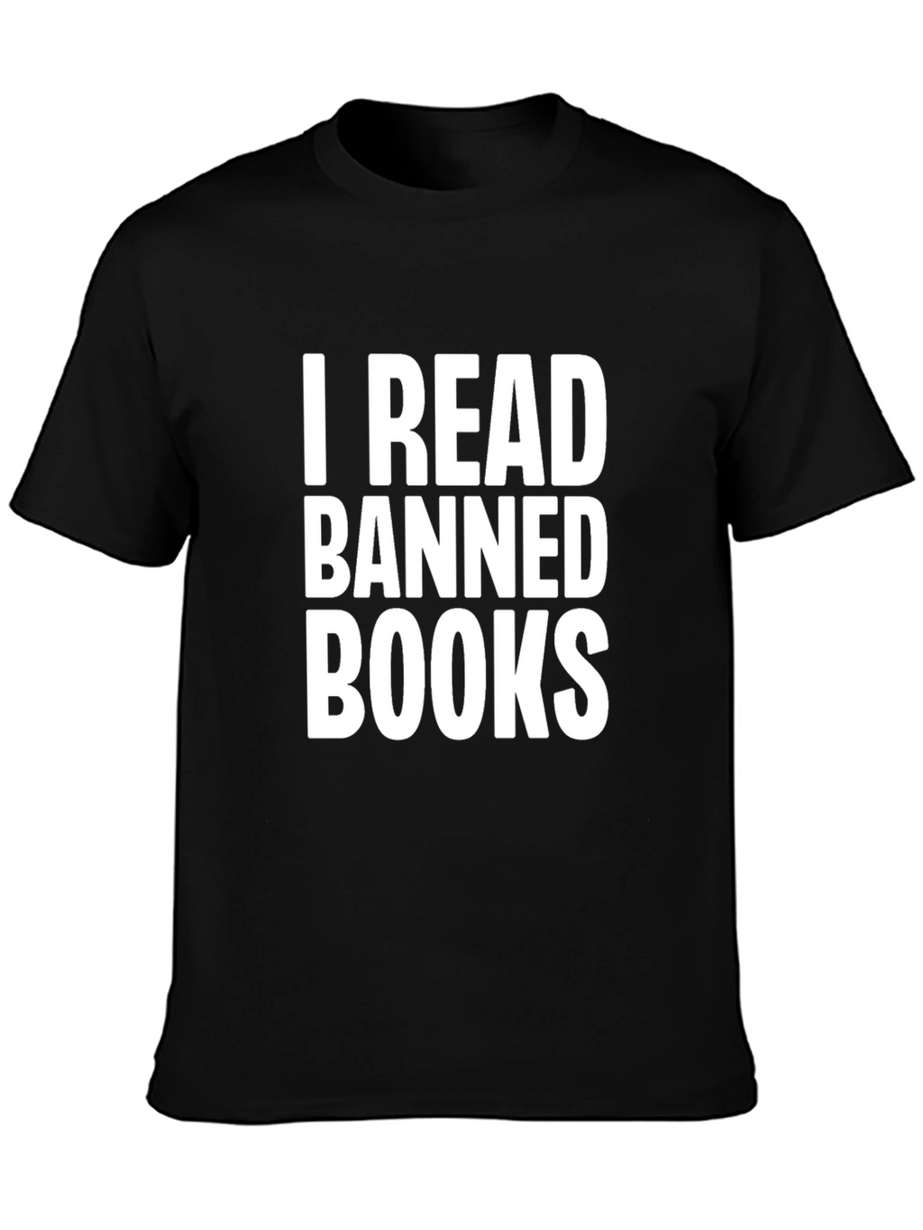 I Read Banned Books Black T-Shirt
