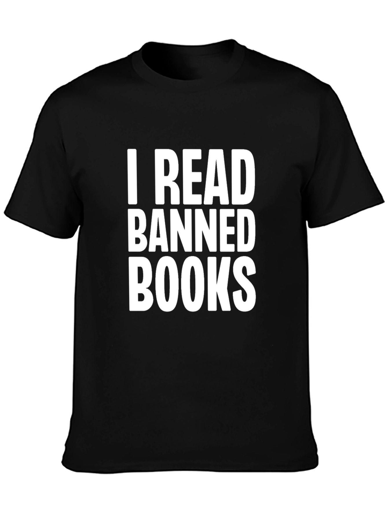 I Read Banned Books Black T-Shirt