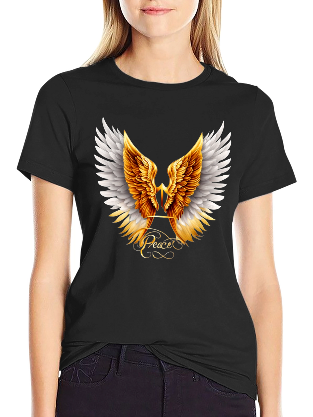 Wings of Peace Graphic T-Shirt