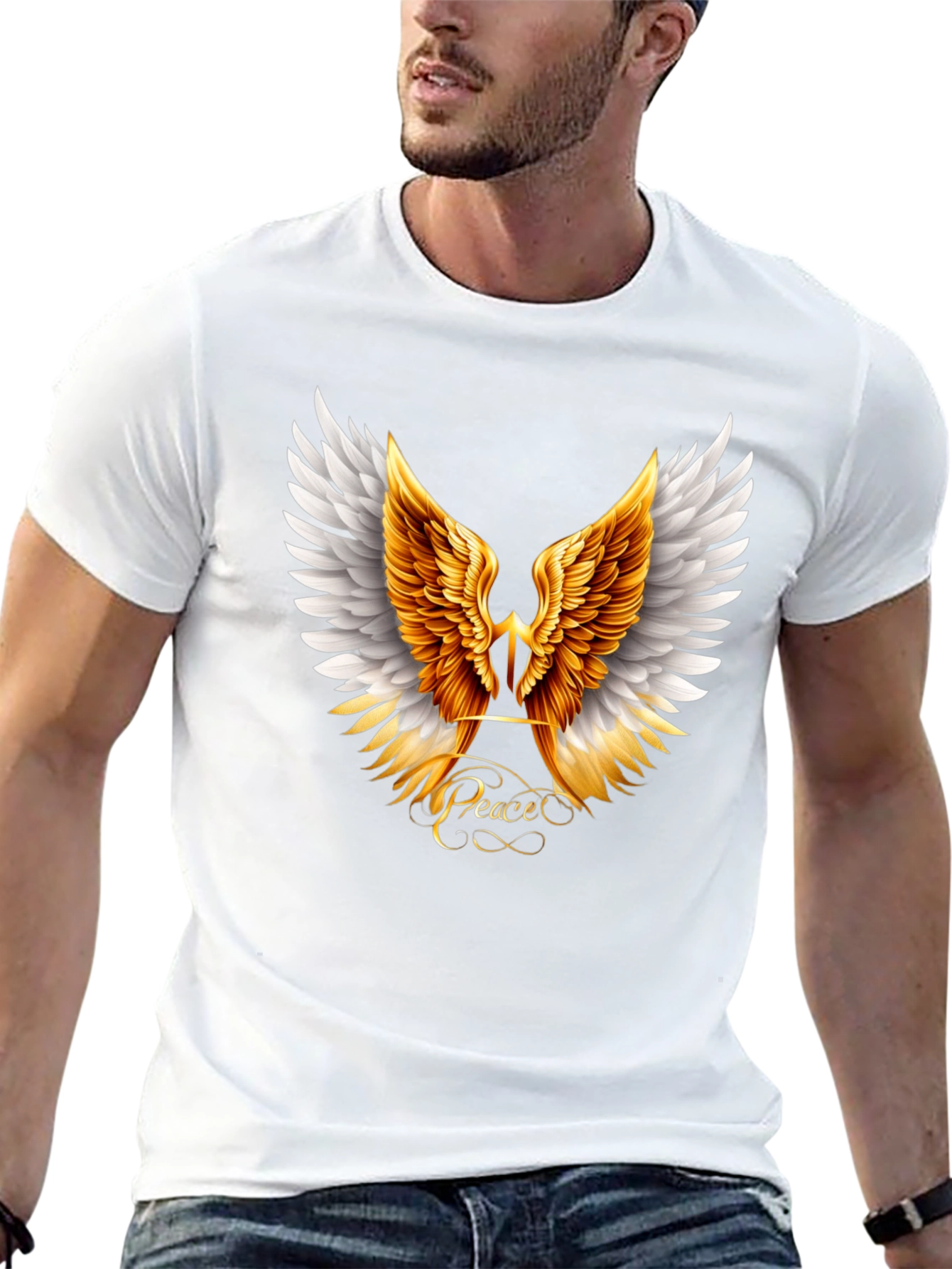 Wings of Peace Graphic T-Shirt
